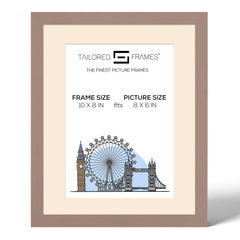 Tailored Frames Soho Putty Mid Grey with Mount