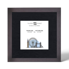 Tailored Frames 235 Charcoal Picture | Single Picture Frames | Table Top & Wall Hanging Type | Photo Frame with Mount