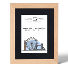 Tailored Frames 235 Natural Picture | Single Picture Frames | Table Top & Wall Hanging Type | Photo Frame with Mount