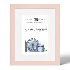 Tailored Frames Soho Buff Ivory Cream Solid Picture | Single Picture Frames | Table Top & Wall Hanging Type | Photo Frame with Mount