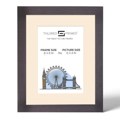 Tailored Frames 235 Charcoal Picture | Single Picture Frames | Table Top & Wall Hanging Type | Photo Frame with Mount