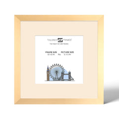 Tailored Frames 820 Gold Picture | Single Picture Frames | Table Top & Wall Hanging Type | Photo Frame with Mount