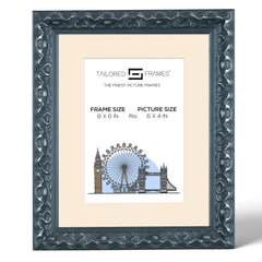 Tailored Frames Vienna Black Picture | Rustic Style Vintage Single Picture Frame | Table Top & Wall Hanging Type | Photo Frame with Mount