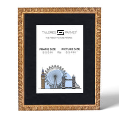 Tailored Frames Madrid Gold Picture | Single Picture Frames | Table Top & Wall Hanging Type | Photo Frame with Mount
