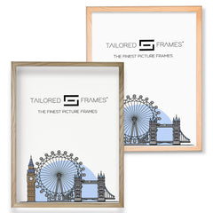 Tailored Frames 240 Oak Picture | Single Picture Frames | Table Top & Wall Hanging Type | Photo Frame with Mount