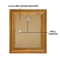 Tailored Frames Picture Frame with Plastic Glass Protection | Solid Wooden Photo Frame Sets for Wall, Office, Apartment, Home, Desk Decorations