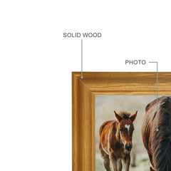 Tailored Frames Picture Frame with Plastic Glass Protection | Solid Wooden Photo Frame Sets for Wall, Office, Apartment, Home, Desk Decorations