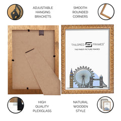 Tailored Frames Madrid Gold Picture | Single Picture Frames | Table Top & Wall Hanging Type | Photo Frame with Mount