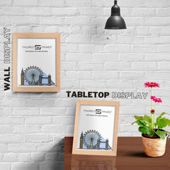 Tailored Frames 235 Natural Picture | Single Picture Frames | Table Top & Wall Hanging Type | Photo Frame with Mount