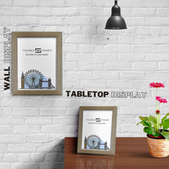 Tailored Frames 240 Oak Picture | Single Picture Frames | Table Top & Wall Hanging Type | Photo Frame with Mount