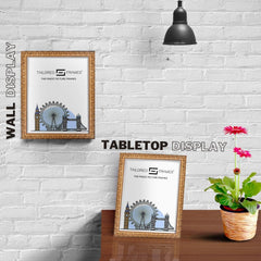 Tailored Frames Madrid Gold Picture | Single Picture Frames | Table Top & Wall Hanging Type | Photo Frame with Mount