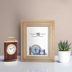 Tailored Frames Picture Frame with Plastic Glass Protection | Solid Wooden Photo Frame Sets for Wall, Office, Apartment, Home, Desk Decorations