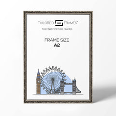 Vienna Silver Rustic Style Vintage Single Picture Photo Frame Without Mount