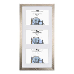 Charcoal Grey 40 x 20Cm Frame for 6" x 4" Picture Photo Frame With White Mount