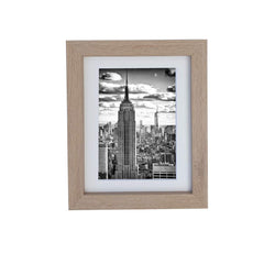 Seattle Antique Oak Single Picture Photo Frame with Mount