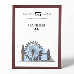 235 Walnut Wooden Art Single Picture Photo Frame Without Mount