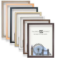 Seattle Walnut Single Picture Photo Frame with Mount