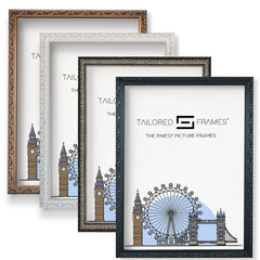 Vienna Black Rustic Style Vintage Single Picture Photo Frame with Mount