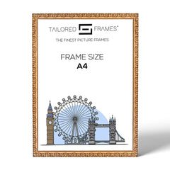 Madrid Gold Single Picture Photo Frame Without Mount