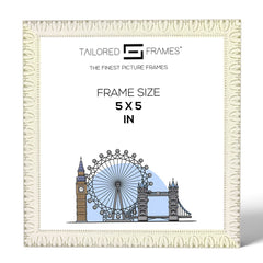 Madrid White Single Picture Photo Frame Without Mount