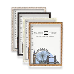 Madrid White Single Picture Photo Frame Without Mount