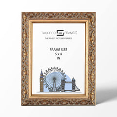Vienna Gold Rustic Style Vintage Single Picture Photo Frame Without Mount