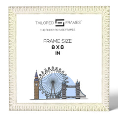 Madrid White Single Picture Photo Frame Without Mount