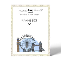 Madrid White Single Picture Photo Frame Without Mount