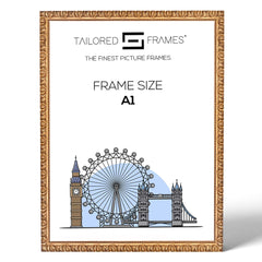 Madrid Gold Single Picture Photo Frame Without Mount