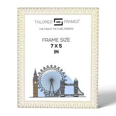 Madrid White Single Picture Photo Frame Without Mount