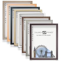 Seattle Silver Single Picture Photo Frame with Mount