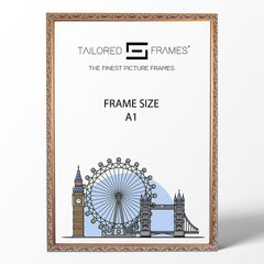 Vienna Gold Rustic Style Vintage Single Picture Photo Frame Without Mount