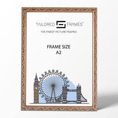 Vienna Gold Rustic Style Vintage Single Picture Photo Frame Without Mount