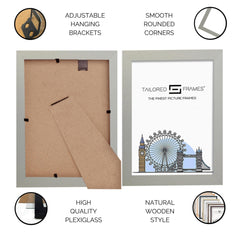 Seattle Silver Single Picture Photo Frame with Mount