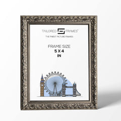 Vienna Silver Rustic Style Vintage Single Picture Photo Frame Without Mount