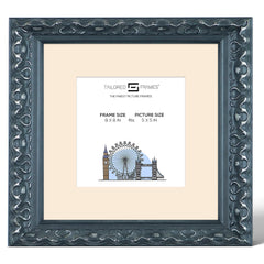 Vienna Black Rustic Style Vintage Single Picture Photo Frame with Mount