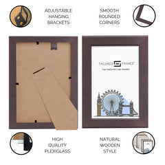 Seattle Rose Wood Single Picture Photo Frame with Mount