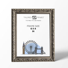 Vienna Silver Rustic Style Vintage Single Picture Photo Frame Without Mount