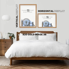 Madrid Gold Single Picture Photo Frame Without Mount