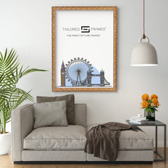 Madrid Gold Single Picture Photo Frame Without Mount