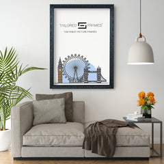 Vienna Black Rustic Style Vintage Single Picture Photo Frame Without Mount