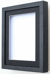 Shadow box frames 3D Deep in white and black with Mounts for medals memory