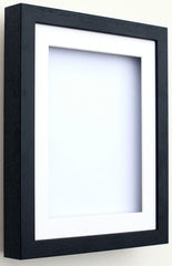 Shadow box frames 3D Deep in white and black with Mounts for medals memory