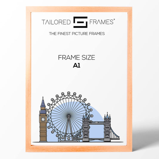 Seattle Beech Single Picture Photo Frame without Mount