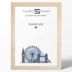 Tailored Frames Picture Frame with Plastic Glass Protection | Solid Wooden Photo Frame Sets for Wall, Office, Apartment, Home, Desk Decorations