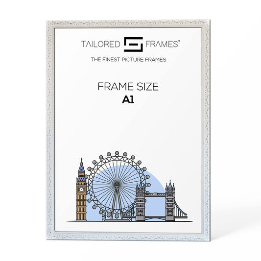 Tailored Frames Vienna White | Rustic Style Vintage Single Picture Frame | Wall Hanging Type | Photo Frame Without Mount