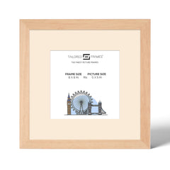 Tailored Frames 235 Natural Picture | Single Picture Frames | Table Top & Wall Hanging Type | Photo Frame with Mount