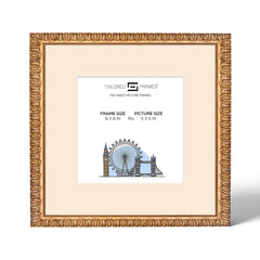 Tailored Frames Madrid Gold Picture | Single Picture Frames | Table Top & Wall Hanging Type | Photo Frame with Mount