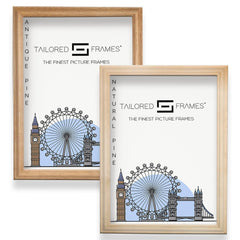 Tailored Frames Picture Frame with Plastic Glass Protection | Solid Wooden Photo Frame Sets for Wall, Office, Apartment, Home, Desk Decorations