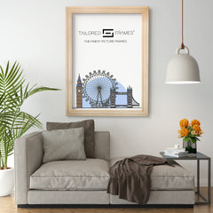 Tailored Frames Picture Frame with Plastic Glass Protection | Solid Wooden Photo Frame Sets for Wall, Office, Apartment, Home, Desk Decorations